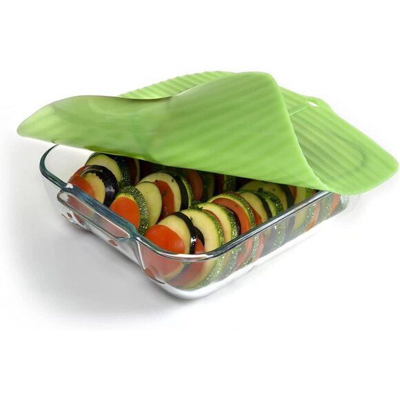Set of 2 new (unboxed) Charles Viancin Banana Leaf Reusable Bakeware Covers - Picture 8 of 13